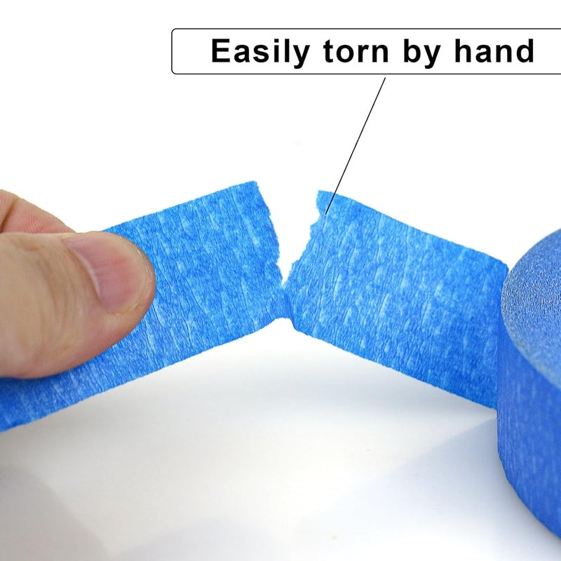 DOAY 2 Pack Blue Painters Tape - Masking Tape 1 Inch Wide - Multi-Surface, Smart Adhesion, Indoor & Outdoor - 180FT Total - Paint Tape for DIY, Labeling, Art, Car, General Purpose (#3910) - Image 4